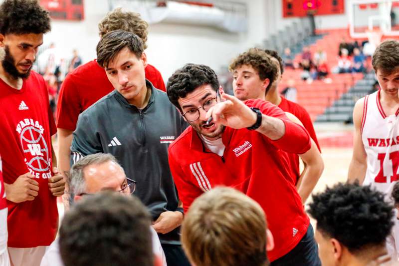 a group of men in a gym