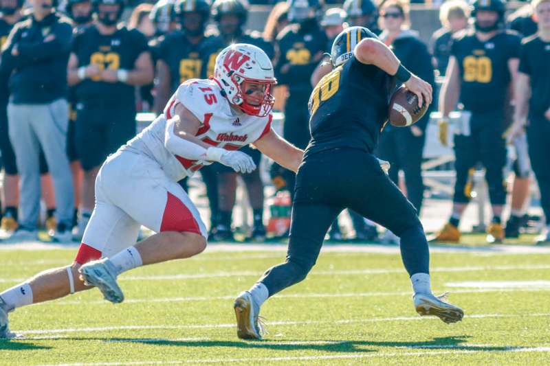 a football player running with the ball