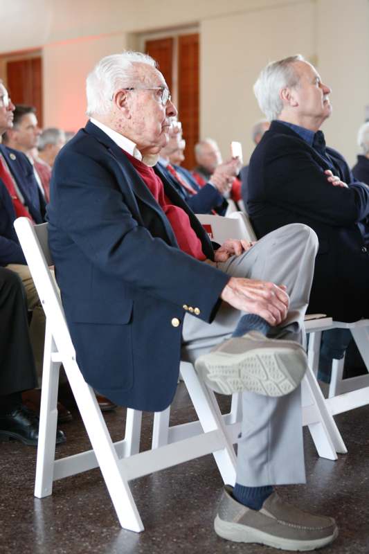 a man sitting in a chair