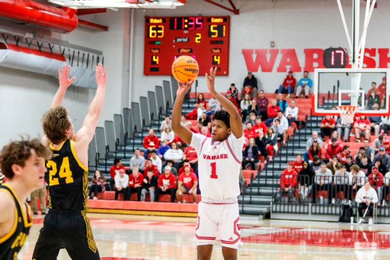 a basketball player in a game