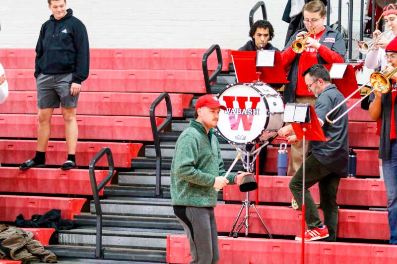 a group of people playing instruments