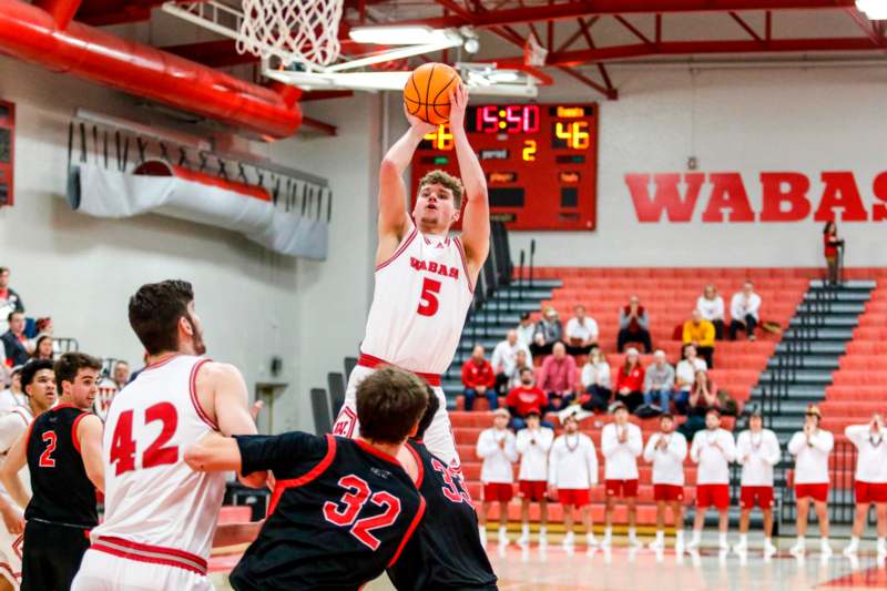 a basketball player in a game