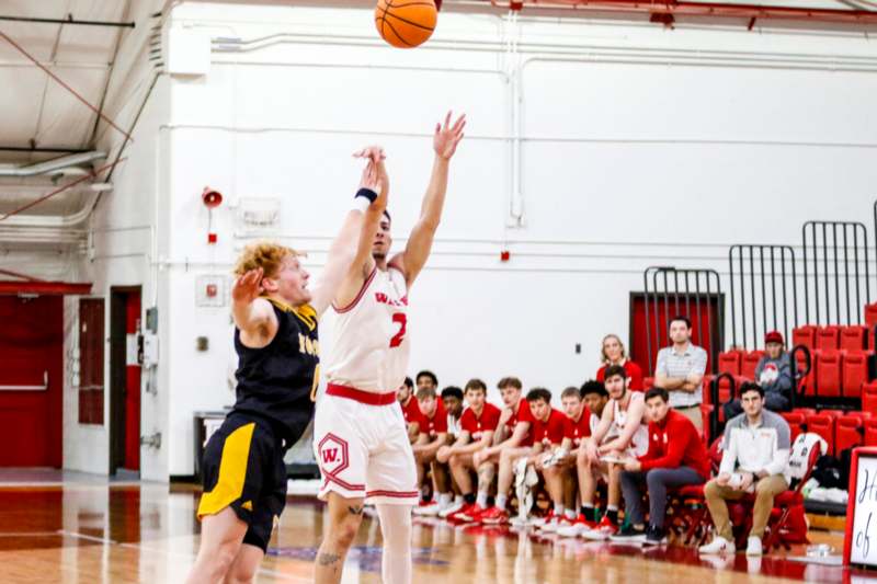 a basketball player in a game