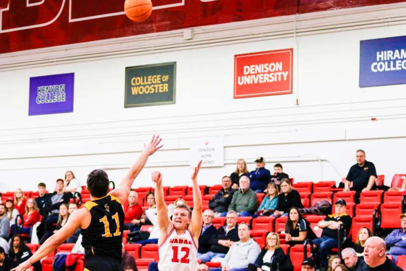 a basketball player in a game