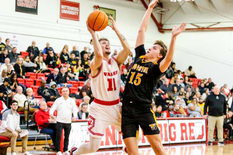 a basketball player in a game