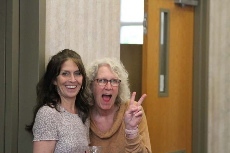two women posing for a picture