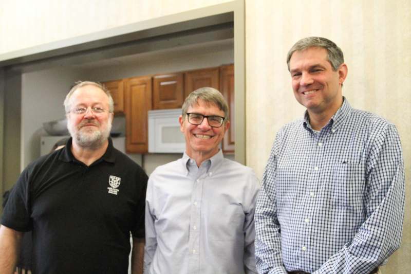 a group of men standing together