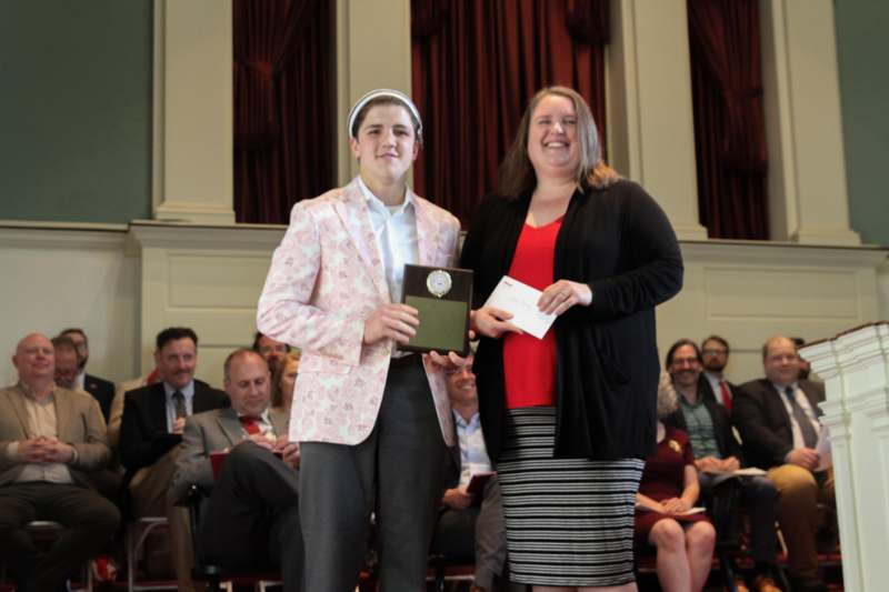 Eliot Churchill Williams Undergraduate Prize in Biology - Evan Dean Dickey & Cole Jacob Shifferly (not pictured)