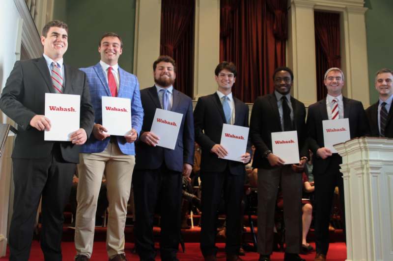 Lloyd B. & Ione Howell Scholarship Chemistry Award - Nathaniel P. Litts, Patrick Anthony Countryman, Benedict G. Grill, William C. Boswell, Precious Onoisetale Ainabor, Jacob Michael Guse