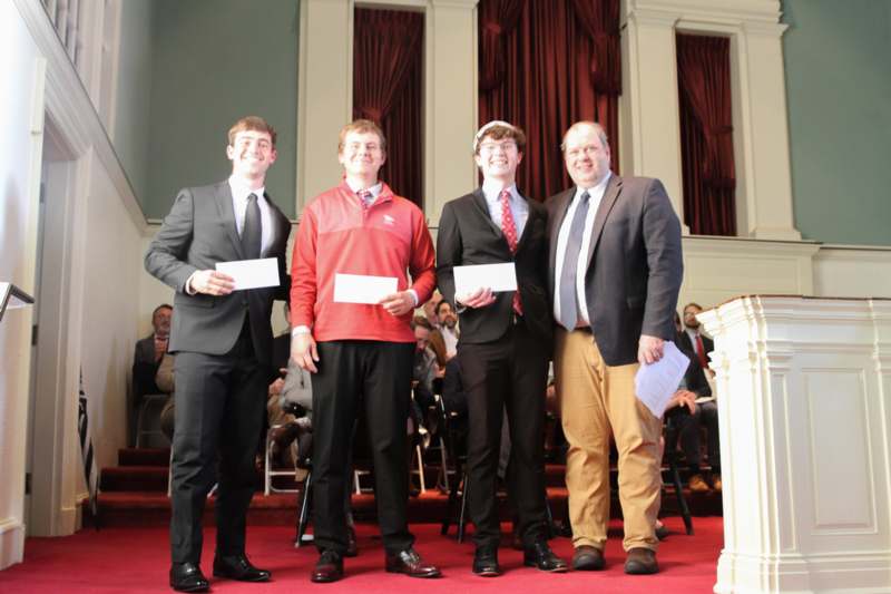 John N. Mills Prize in Religion - Braden Richard Potters, Lucas James Ranard, Christopher J. Runyon