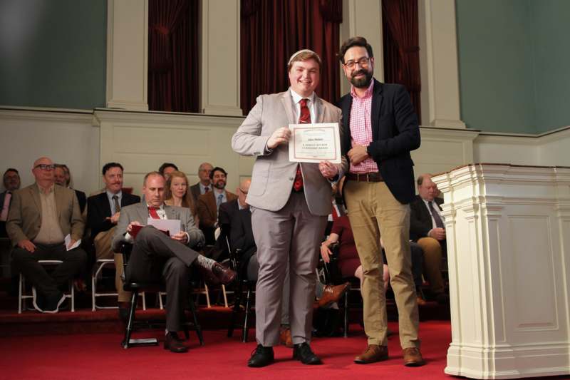 R. Robert Mitchum Glee Club Leadership Award - Jacob Thomas Weber