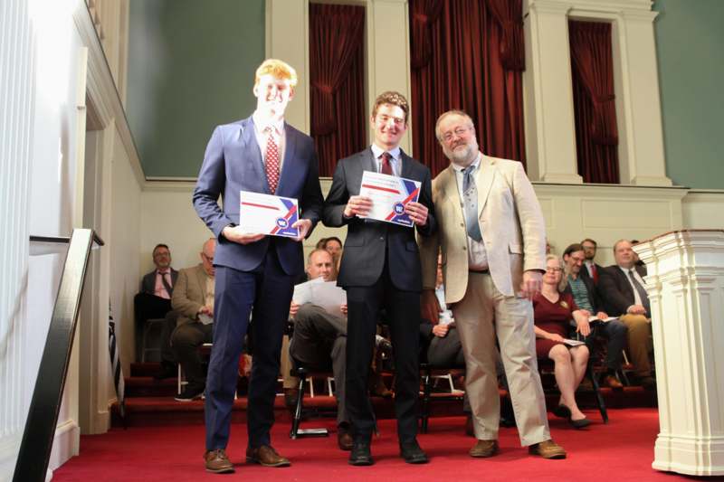 Distinguished Senior in Financial Economics - Jacob Alan Oostman & Justin Lee Santiago