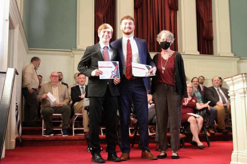 Caleb Mills Award in Education Studies - Jacob Carter Sitzman & Aidan Michael Geleott