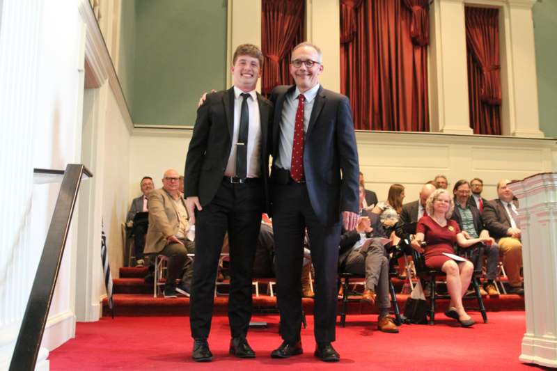 Joseph Johnston Daniels Award in Constitutional Law - Elijah Jonathan Wetzel & Tobey C. Condon (not pictured)