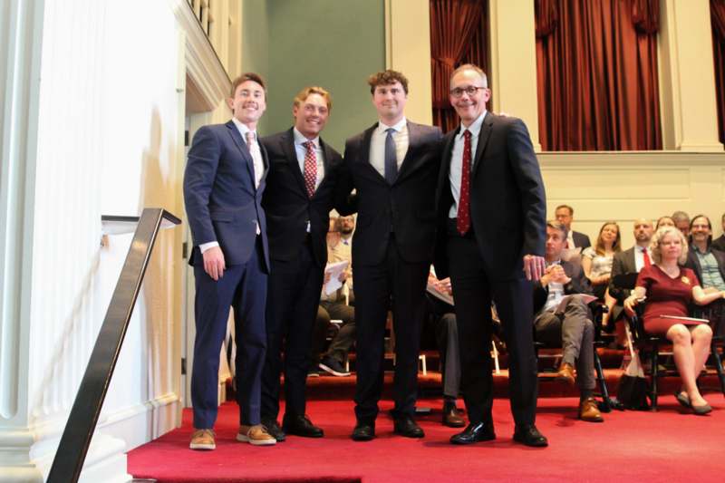 James E. Bingham Award - Elijah Eugene Martin, Lewis Defoe Dellinger, Gabriel Lane Pirtle