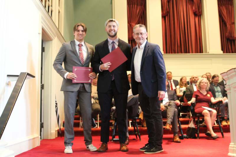 Jim Leas Outstanding Student-in-Journalism Award - Ethan Thomas Wallace & Samuel Scott Benedict