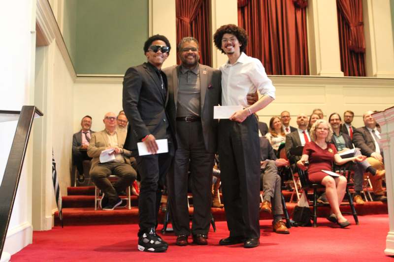 Malcolm X Institute Service Award - Julius Patrick Hearns, Christian Pierre Gray, Keane Khael Albright (not pictured)
