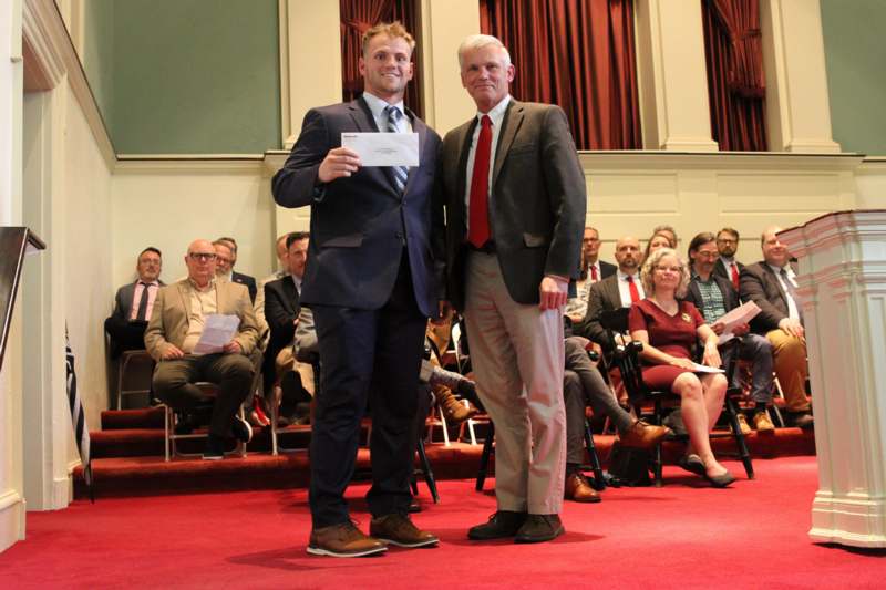 Dr. Paul T. Hurt Award for All-Around Freshman Achievement - Luke W. Purichia