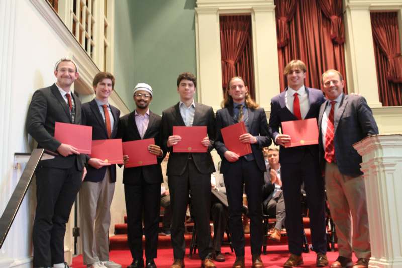 George Lewes Mackintosh Fellows: James William Szalkie, Thomas Richard Oppman, Luis Rivera III, Henry Gresham Giesel, Preston Cooper Reynolds, Caden Nathaniel Short
