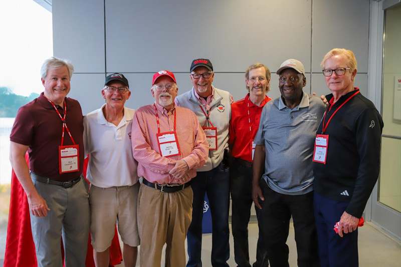a group of men standing together