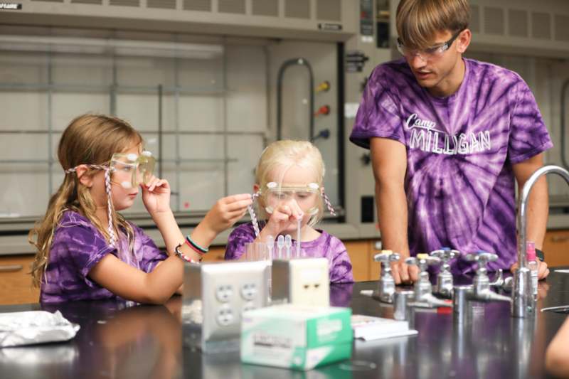 a group of people wearing goggles
