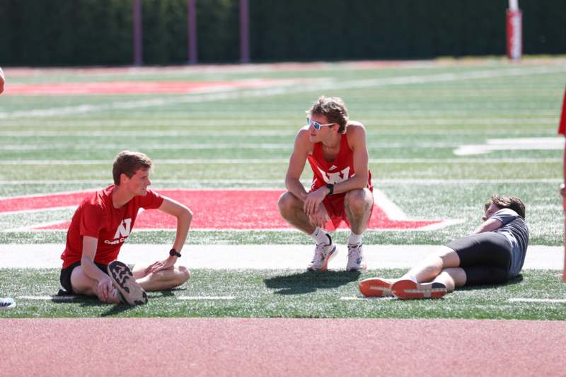a group of men on a field