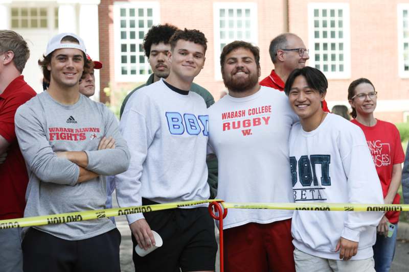 a group of men standing together