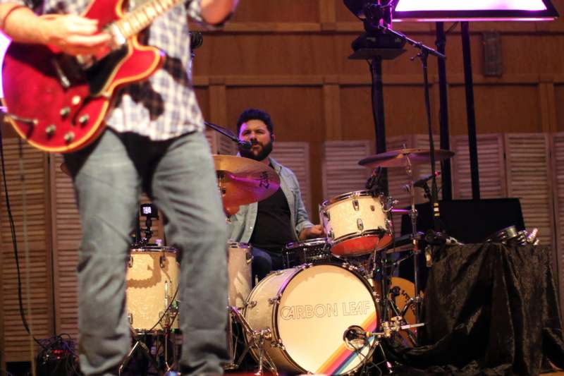 a group of people playing instruments