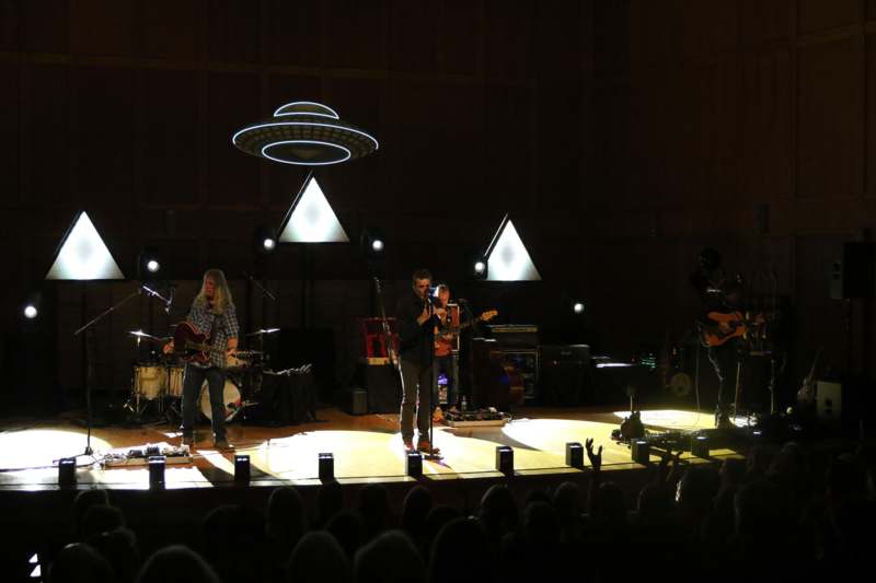 a group of people on a stage
