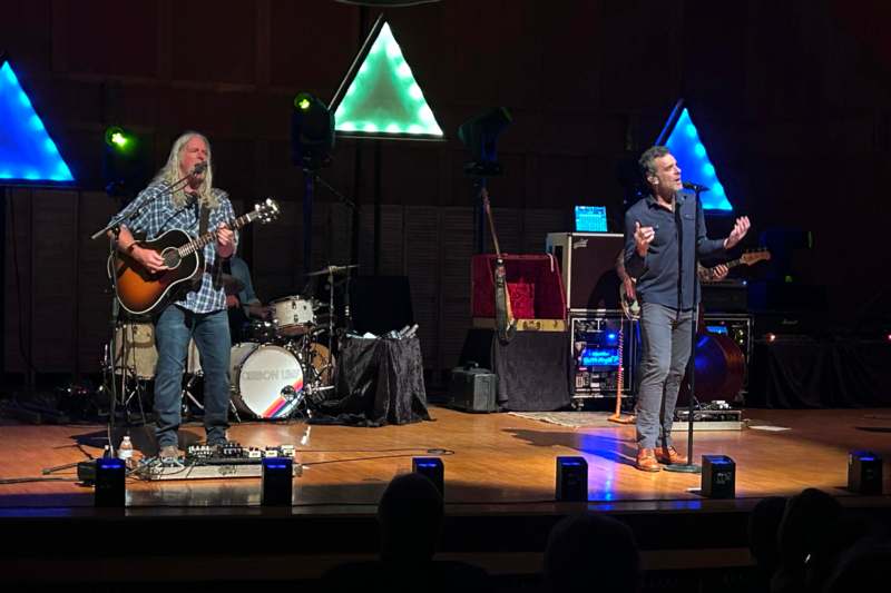 a group of men on a stage