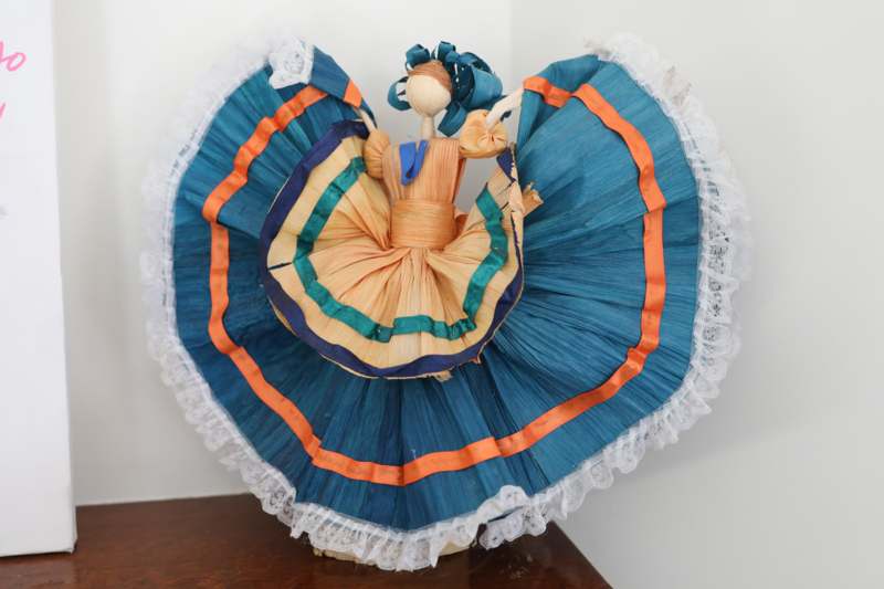 a doll made of straw