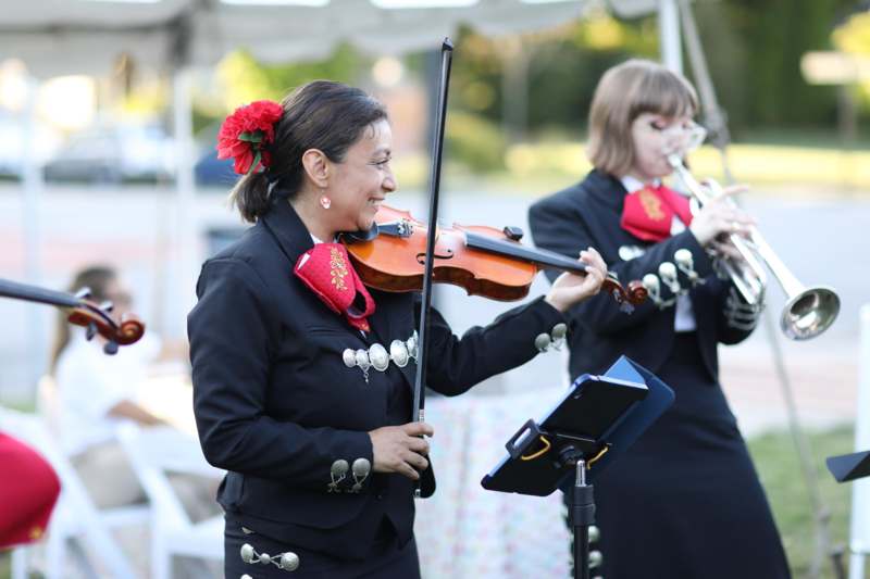 a group of women playing instruments
