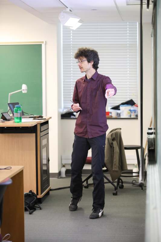 a man standing in a room