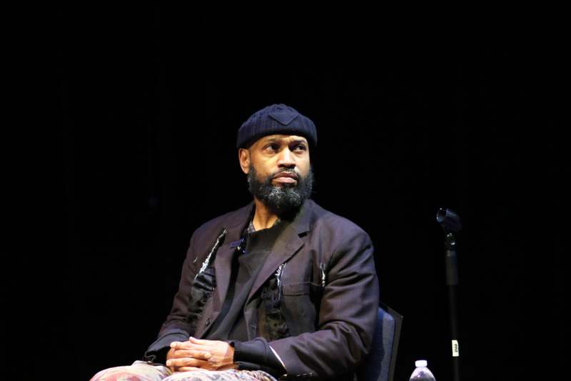 a man sitting in a chair