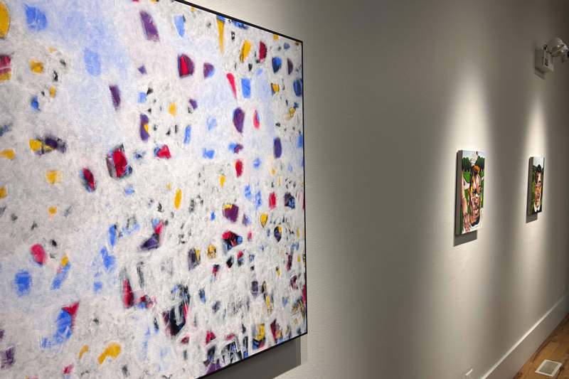 a painting on a wall