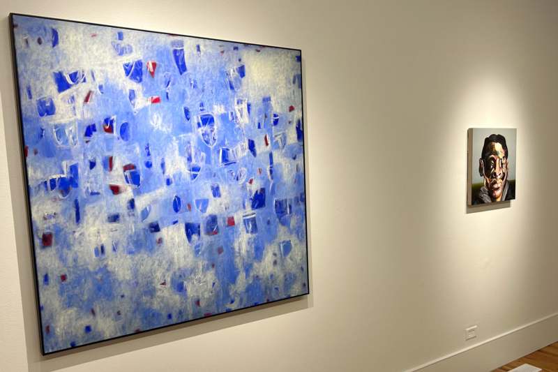 a painting on a wall