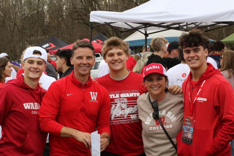 a group of people posing for a photo