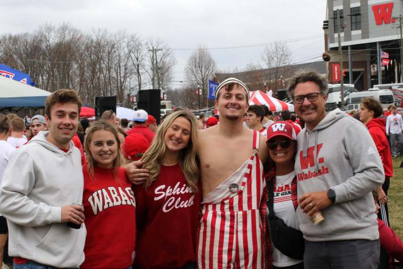 a group of people posing for a photo