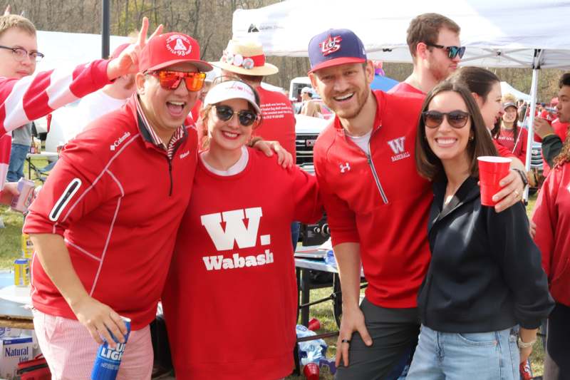 a group of people posing for a photo