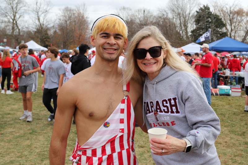 a man and woman posing for a picture