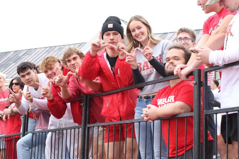 a group of people posing for a photo