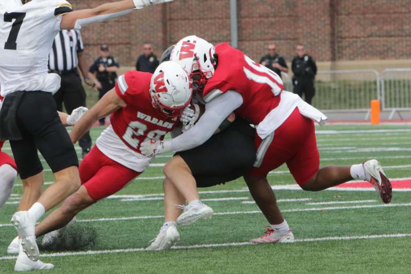 a group of football players on a field