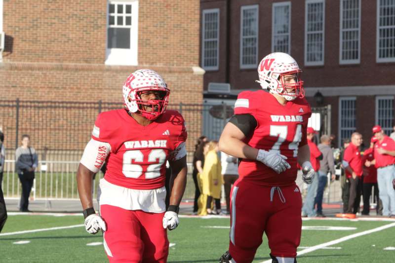 two football players on a field