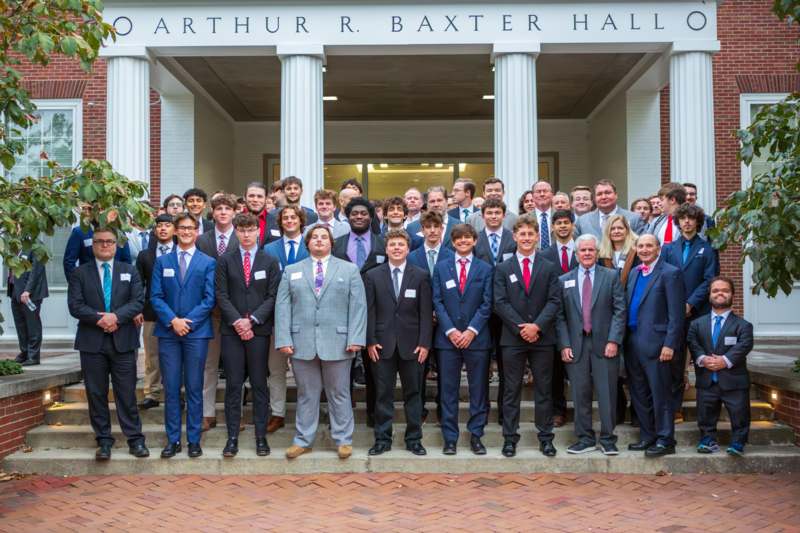 Moot Court 2025 - a group of people standing on stairs