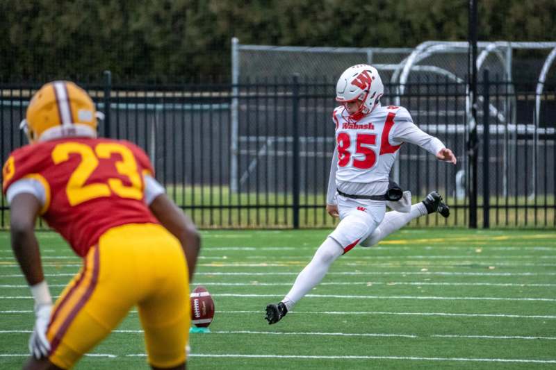 a football player running with the ball