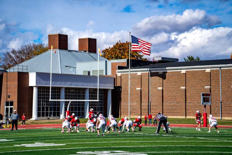 a football players on a football field
