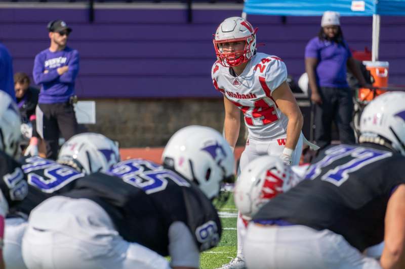 a football player in a field