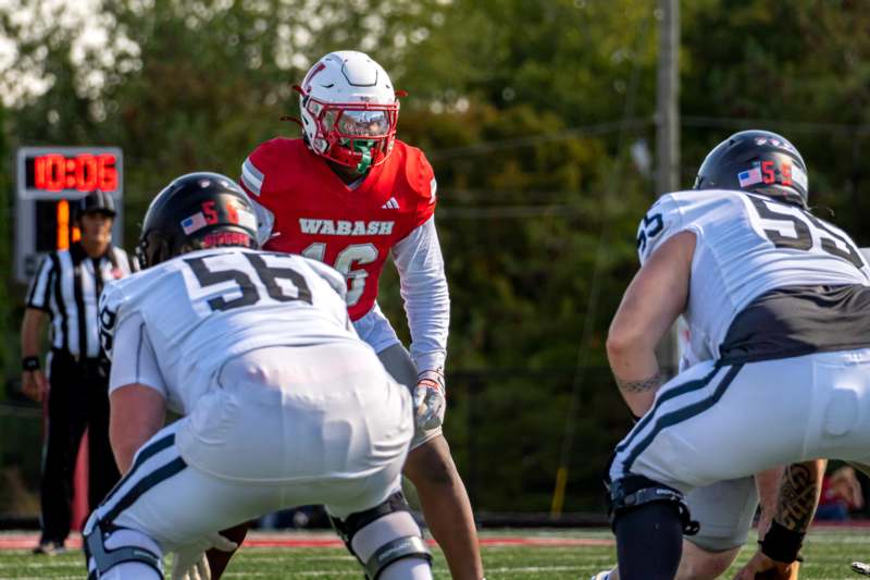 a group of people playing football