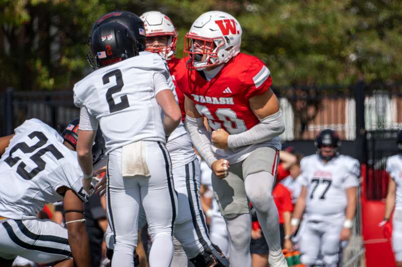 a group of football players on a field