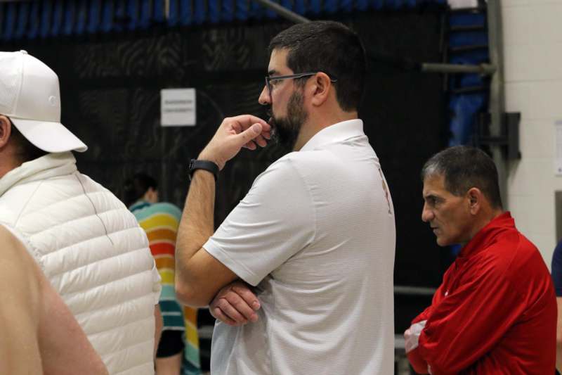 a man in a white shirt